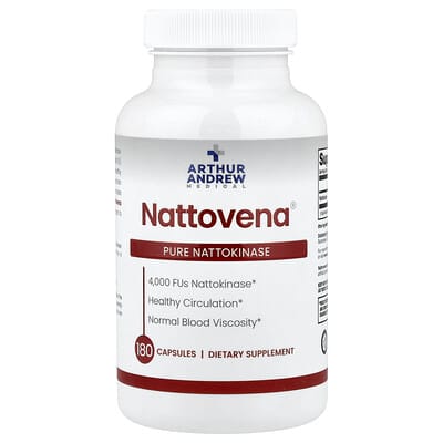 Arthur Andrew Medical, Nattovena®, Complete Nattokinase, 4,000 FU, 180 Capsules
