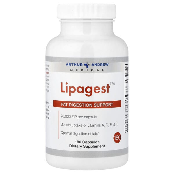 Arthur Andrew Medical Lipagest™, 180 Capsules