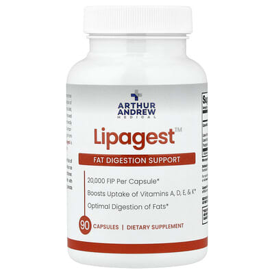Arthur Andrew Medical, Lipagest™, Fat Digestion Aid Formula, 90 Capsules