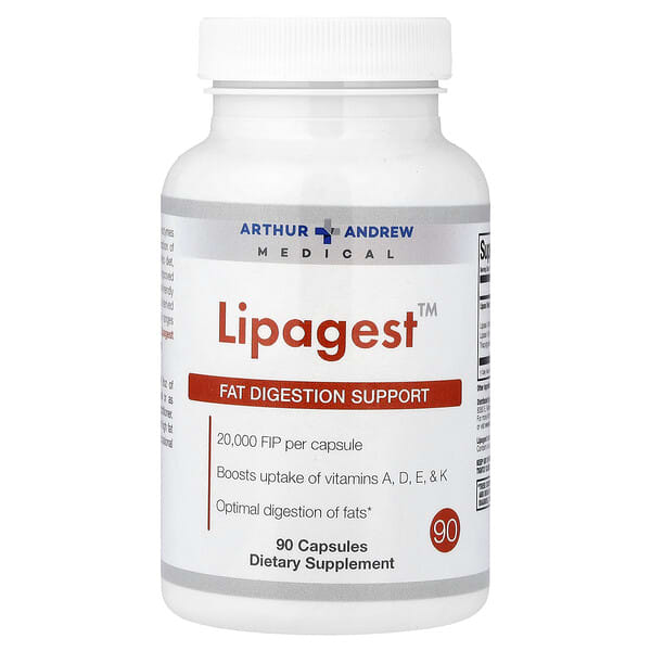 Arthur Andrew Medical Lipagest™, 90 Capsules