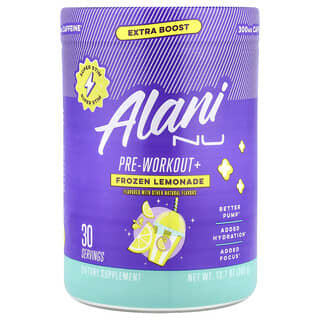 Alani Nu, Pre-Workout+, Limonada helada, 388 g (13,7 oz)