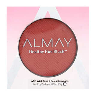 Almay, Healthy Hue Blush, Rouge mit gesundem Farbton, 400 Wildbeeren, 5 g (0,17 oz.)