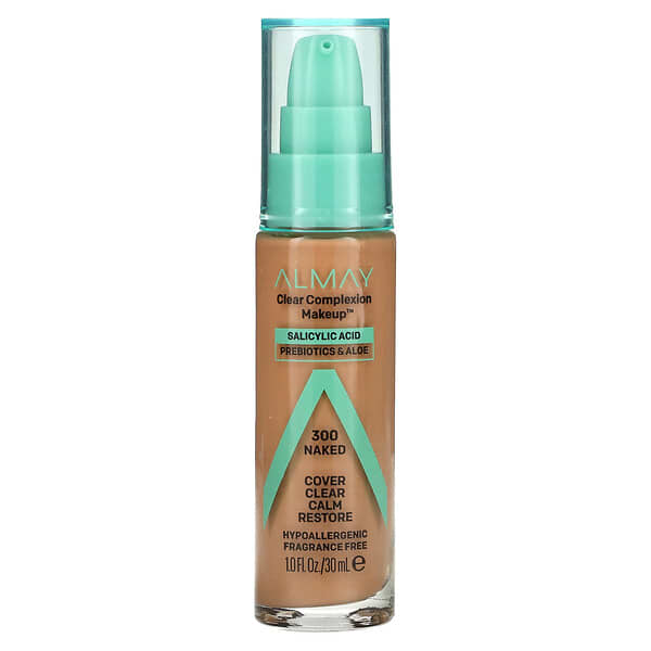 Almay, Clear Complexion Makeup, 300 Naked, 1 fl oz (30 ml)