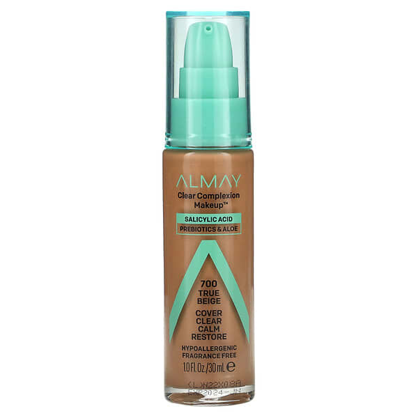 Almay, 클리어 컴플렉션 메이크업, 700 트루 베이지, 30ml(1fl oz)