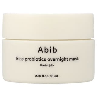 Abib, ночная маска для лица с рисовыми пробиотиками, защитный барьер, 80 мл (2,7 жидк. унции)