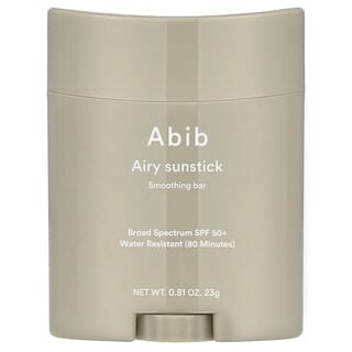 Abib, Airy Sunstick Smoothing Bar, SPF 50+, 0.81 oz (23 g)