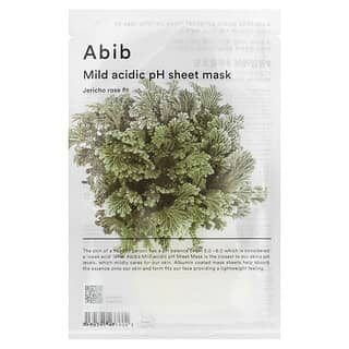 Abib, Maschera di bellezza in fogli con pH acido delicato, Jerico Rose Fit, 1 maschera in fogli, 30 ml