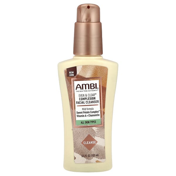AMBI, Even & Clear®, 컴플렉션 페이셜 클렌저, 향료 무함유, 103ml(3.5fl oz)