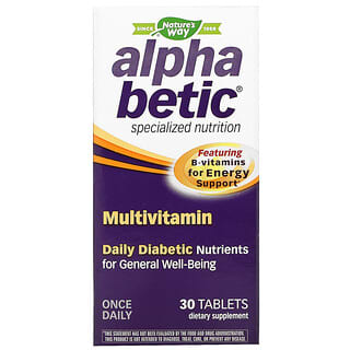 ناتشرز واي‏, Alpha Betic، فيتامينات متعددة، 30 قرصاً