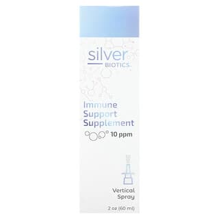 American Biotech Labs, Silver Biotics, Immune Support Supplement, 10 ppm, 2 oz (60 ml)