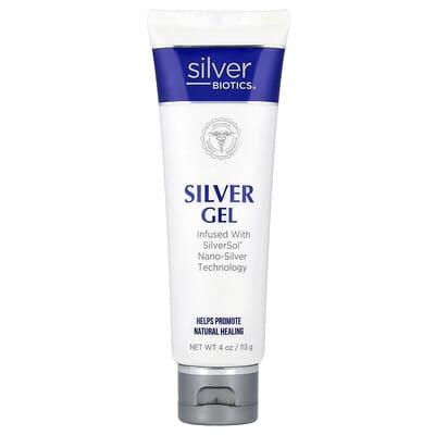 American Biotech Labs, Silver Biovitamins, Silver Colloid, SilverSol Nano Silver Hydrogel, 4 oz (114 g)