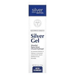 American Biotech Labs, Silver Biotics, Silver Gel, SliverSol Nano-Silver Infused Hydrogel, 114 g (4 fl. oz.)