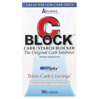 Absolute Nutrition, CBlock™, Carb/Starch Blocker, 90 Caplets