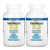Thyroid T-3, Original Formula, 2 Bottles, 60 Capsules Each