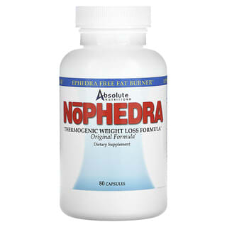 Absolute Nutrition, Nophedra, 80 Cápsulas