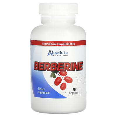 Absolute Nutrition, Berberine, 60 Capsules (600 mg Per Capsule)