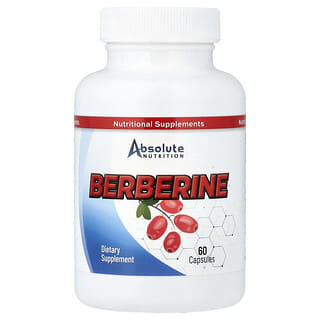 Absolute Nutrition, 小檗碱，600 毫克，60 粒胶囊