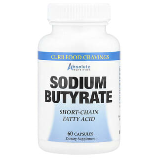 Absolute Nutrition, Sodium Butyrate, 60 Capsules