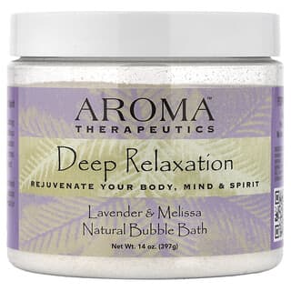 Abra Therapeutics, Natural Bubble Bath, Deep Relaxation, Lavender & Melissa, 14 oz (397 g)