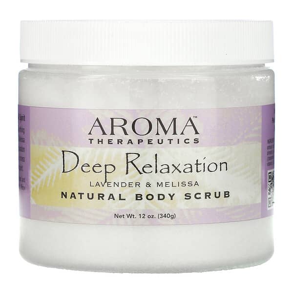Abracadabra, Abra Therapeutics, Natural Body Scrub, Deep Relaxation, Lavender and Melissa, 12 oz (340 g)