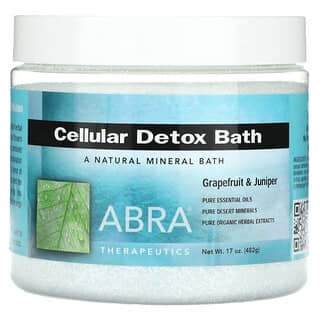 Abracadabra, Abra Therapeutics, Cellular Detox Bath, грейпфрут и можжевельник, 482 г (17 унций)