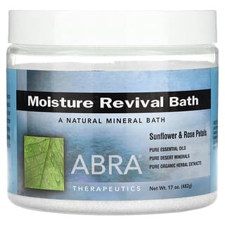 Abracadabra, Abra Therapeutics, Moisture Revival Bath, Sunflower and Rose Petals, 17 oz (482g)