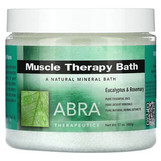 Abra Therapeutics, Bagno per terapia muscolare, eucalipto e rosmarino, 482 g