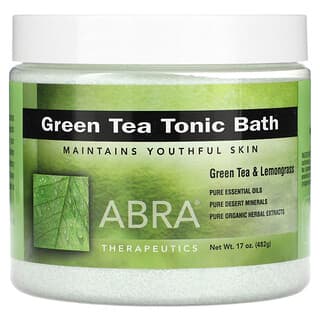 Abracadabra, Abra Therapeutics, Green Tea Tonic Bath, 17 oz (482 g)
