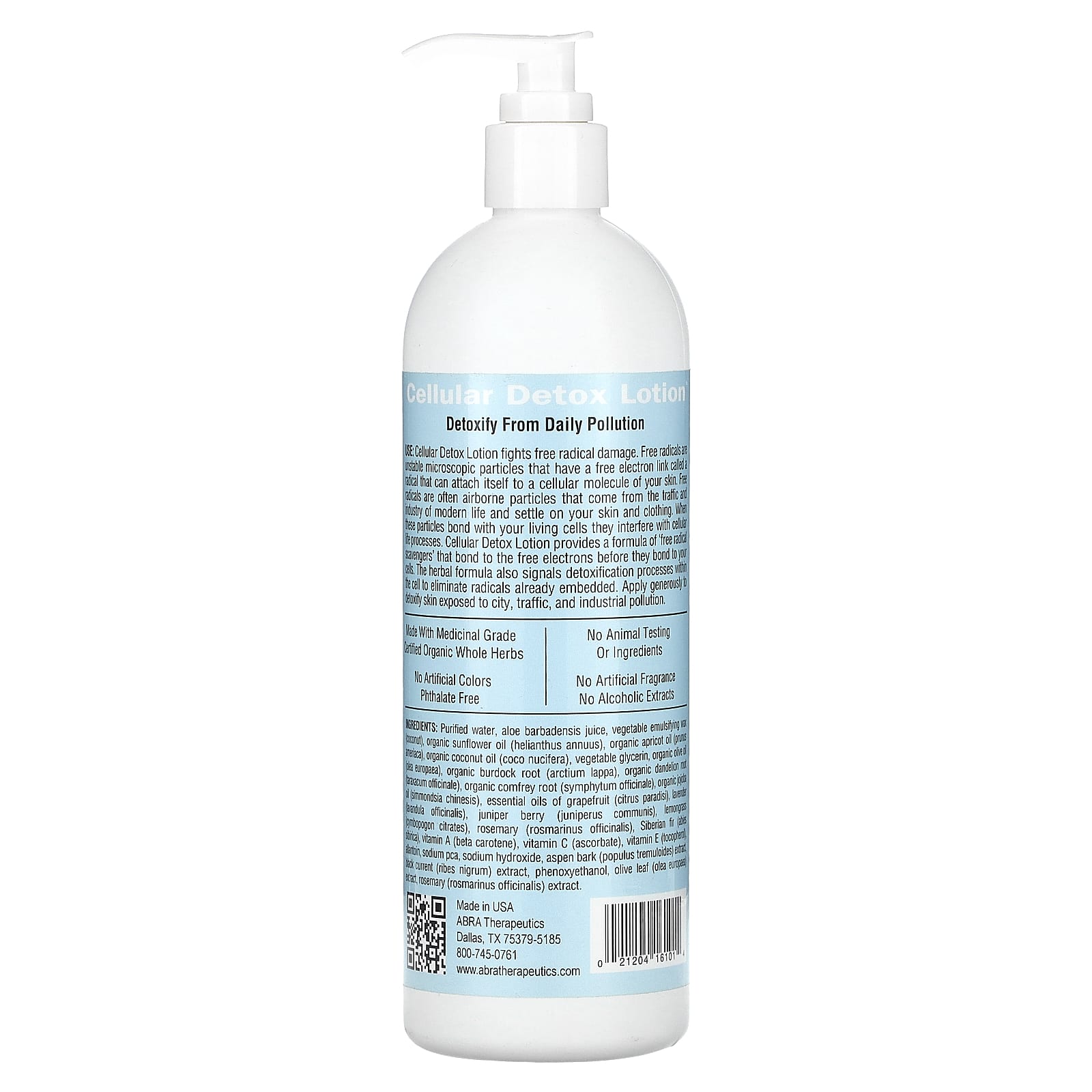 Abra Therapeutics, Cellular Detox Therapeutic Lotion, Grapefruit ...