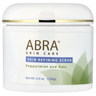 Abra Therapeutics, скраб для очищения кожи, перечная мята и овес, 126 г (4,5 унции)