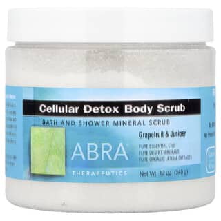 Abra Therapeutics, Скраб для тела Cellular Detox, грейпфрут и можжевельник, 340 г (12 унций)