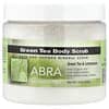 Abra Therapeutics, 녹차 바디 스크럽, 녹차 & 레몬그라스, 10oz(283g)