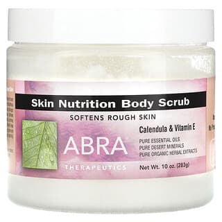 Abracadabra, Abra Therapeutics, Skin Nutrition Body Scrub, Calendula and Vitamin E, 10 oz (283 g)