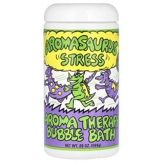 Abra Therapeutics, Aromasaurus, “Stress”, Baño de burbujas con aromaterapia, 566 g (20 oz)