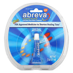 Abreva, Cold Sore/Fever Blister Treatment, 0.07 oz (2 g)