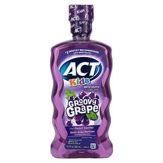 Act, Kid's, Enjuague con fluoruro anticaries, Groovy Grape, 500 ml (16,9 oz. Líq.)