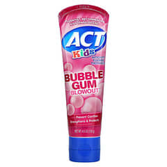 Act, Kids, Anticavity Fluoride Toothpaste, Bubble Gum Blowout, 4.6 oz ...