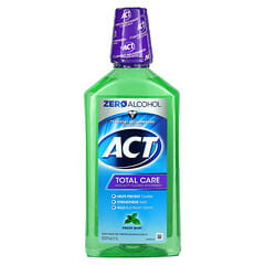 Act, Total Care Anticavity Fluoride Mouthwash, Alcohol Free, Fresh Mint ...