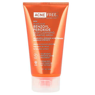 ACNE FREE, Severe Acne, Deep Cleansing Foaming Wash, Maximum Strength, 5 fl oz (150 ml)