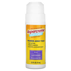 Aspercreme, Líquido para Alívio da Dor de Potência Máxima, com Lidocaína a 4%, Óleo Essencial de Lavanda, 73 ml (2,5 fl oz)