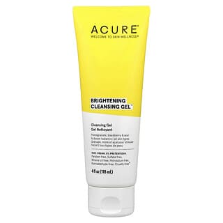 ACURE, Brightening Cleansing Gel™, All Skin Types, 4 fl oz (118 ml)