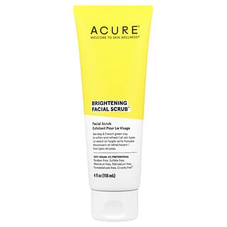 ACURE, Brightening Facial Scrub, 4 fl oz (118 ml)