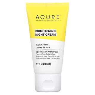 ACURE, Brightening Night Cream, aufhellende Nachtcreme, 50 ml (1,7 fl. oz.)