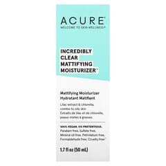 ACURE, Incredibly Clear（インクレダブリークリア）、マット＆保湿クリーム、50ml（1.7液量オンス）