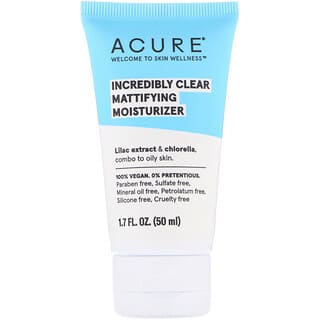 ACURE, Hydratant matifiant incroyablement clair, 50 ml