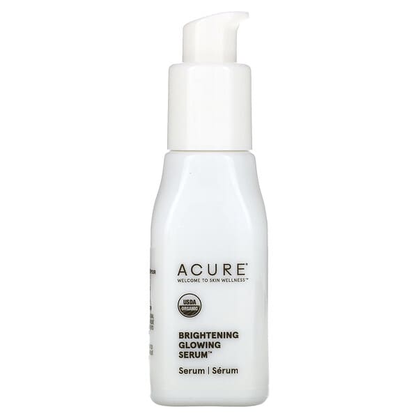 Acure, 鮮やかな輝き、グロウイングセラム、1 fl oz (30 ml)