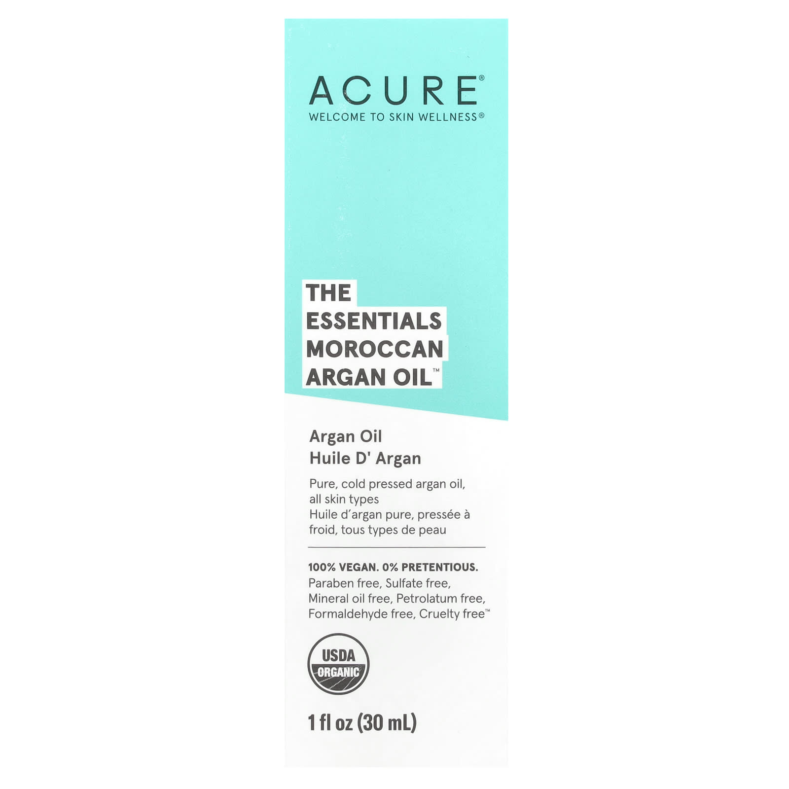 ACURE, The Essentials Moroccan Argan Oil™, 1 fl oz (30 ml) Image 3