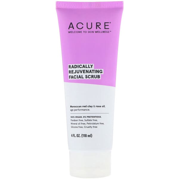 ACURE, Radically Rejuvenating, Facial Scrub, 4 fl oz (118 ml)