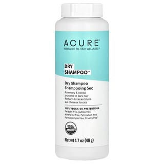 ACURE, Dry Shampoo, Trockenshampoo, Brunette bis Dark Hair, Rosmarin und Kakao, 48 g (1,7 oz.)