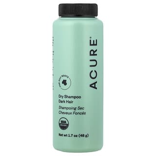 ACURE, Champú en seco, Cabello castaño a oscuro, Romero y cacao, 48 g (1,7 oz)